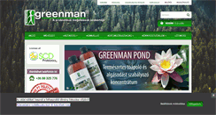Desktop Screenshot of greenman.hu