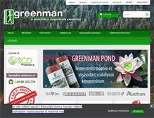 Tablet Screenshot of greenman.hu